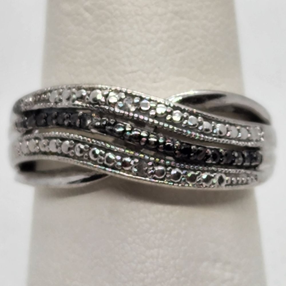 Sun Bronze Silver Plated & Diamond Ring (7)